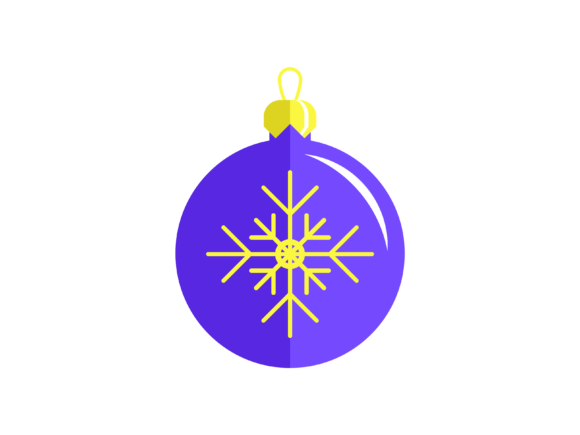Christmas Illustration Simple Tree Ball
