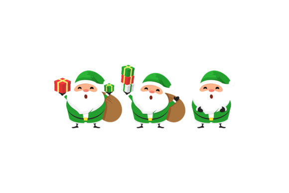 Christmas Santa Vector Illustrations