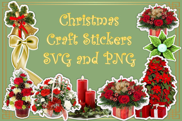 Christmas Stickers Clip Art Review for Embroidery Projects