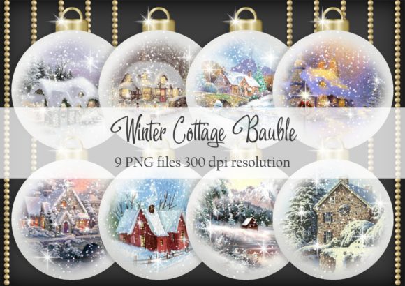 Cottage Bauble Decorative Elements for Blog and Website Design