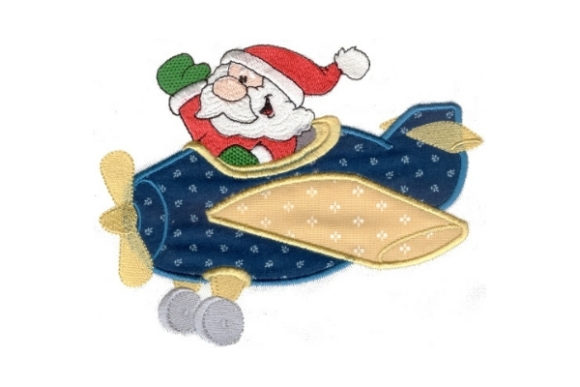Flying Santa Graphic Design Asset for Christmas Content
