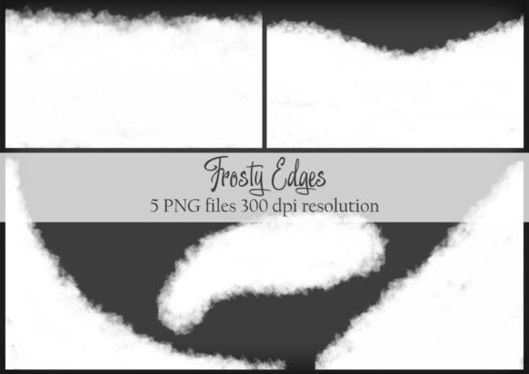 Frosty Edges Texture for Crafting and Design