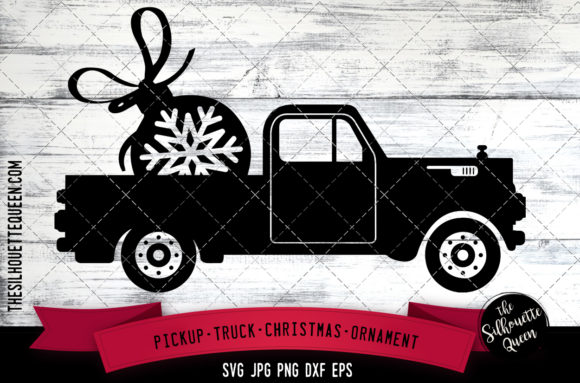 Pickup Truck Christmas Ornament Crafts