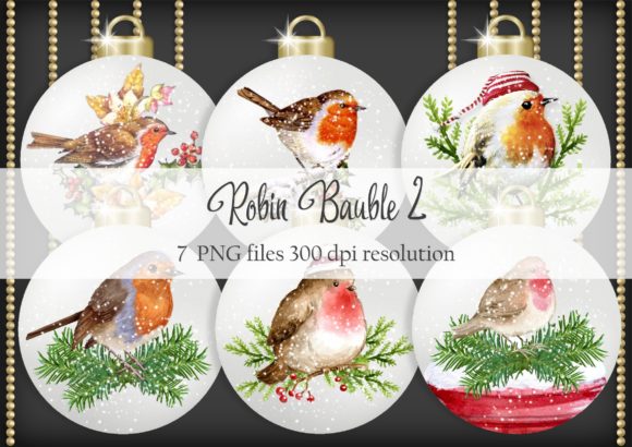 Robin Bauble 2 Decorative Elements for Modern Design Projects