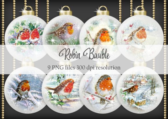 Robin Bauble: A Decorative Elements Graphic Design Asset for Content Publishing